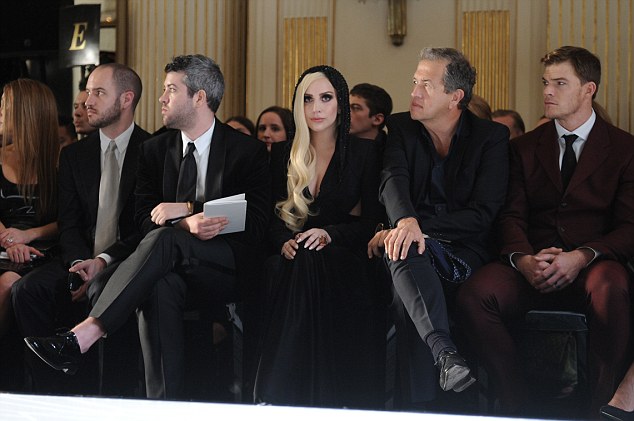 Versace Front Row at Paris Haute Couture Fashion Week S/S 2014